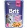 Brit Katzennassfutter Mit Huhn In Gelee 24 Stk X 85 G -Deutschland Mieze Futter Verkaufs-Shop 24 x 85 gr Brit kattevaadfoder med kylling i gele p