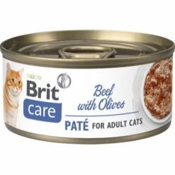 Deutschland Mieze Futter Verkaufs-Shop -Deutschland Mieze Futter Verkaufs-Shop Brit Care Cat Beef Pate with Olives 70g 8595602545506 p 1
