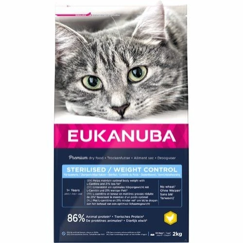 Eukanuba Katzenfutter Mit Huhn Von 1 Bis 11 Jahre - Für Sterilisierte Oder übergewichtige Katzen Getreidefrei 3 Eukanuba Katzenfutter Mit Huhn Von 1 Bis 11 Jahre - Für Sterilisierte Oder übergewichtige Katzen Getreidefrei