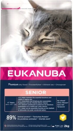 Eukanuba Katzenfutter Senior Mit Huhn Und Reis - Ab 7 Jahren