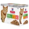 Hills Katzenfutter Ab 7 Jahren In Sauce Mit Huhn Und Lachs 12 X 85 G -Deutschland Mieze Futter Verkaufs-Shop Hills kattevaadfoder fra 7 aar og op efter i sovs med med Kylling og laks 12 x 85 gr p