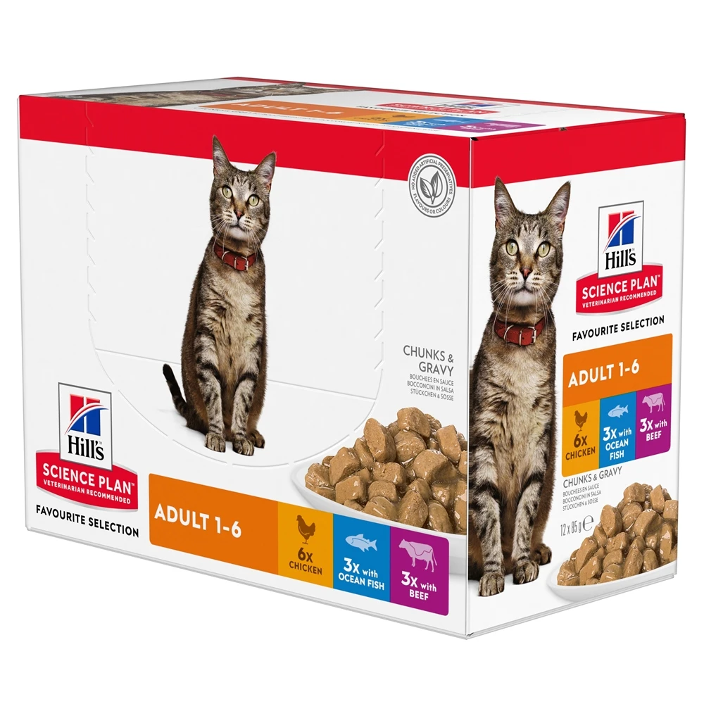 Hills Katzennassfutter In Mix-Happen 12 X 85 G - Von 1-6 Jahren 3 Hills Katzennassfutter In Mix-Happen 12 X 85 G - Von 1-6 Jahren