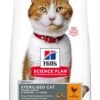 10 Kg Hills Adult Katzenfutter Für Sterilisierte Katzen Mit Huhn - Von 1 - 6 Jahren -Deutschland Mieze Futter Verkaufs-Shop Hills voksen kattefoder til steriliserede katte med kylling fra 1 6 aar p