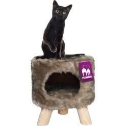 Pet Rebels Katzenhöhle Victoria 40 X 40 X 45 Cm Braun