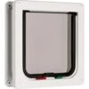 Petmate 4-fach Abschließbare Katzentür Nr. 9 - 19,2 X 20,0 Cm -Deutschland Mieze Futter Verkaufs-Shop Petmate 4 vejs Laasbar kattelem m tunnel Hvid 035368002359 p