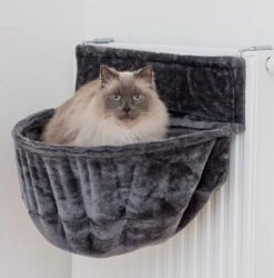 Trixie Heizkörperhängematte Für Katzen XXL 55 X 15 X 36 Cm Dunkelgrau