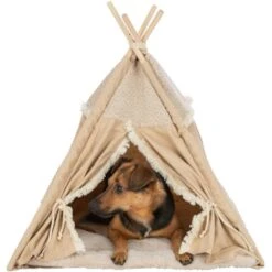 Trixie Boho Tipi Für Katzen 55 X 65 X 55 Cm - Beige 10 Trixie Boho Tipi Für Katzen 55 X 65 X 55 Cm - Beige -Deutschland Mieze Futter Verkaufs-Shop Trixie Boho tipi til katte 4 p