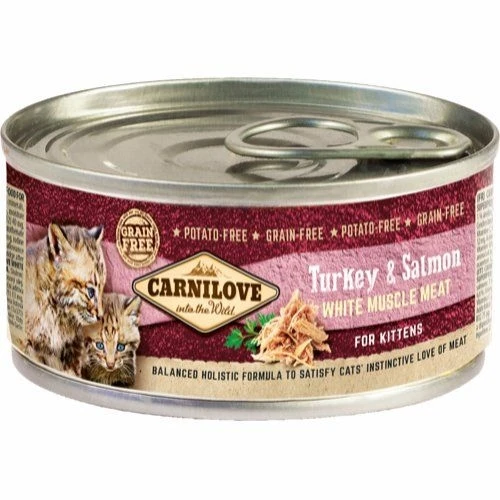 Deutschland Mieze Futter Verkaufs-Shop -Deutschland Mieze Futter Verkaufs-Shop Carnilove Cat Kalkun laks Kitten 100g 8595602528950 p